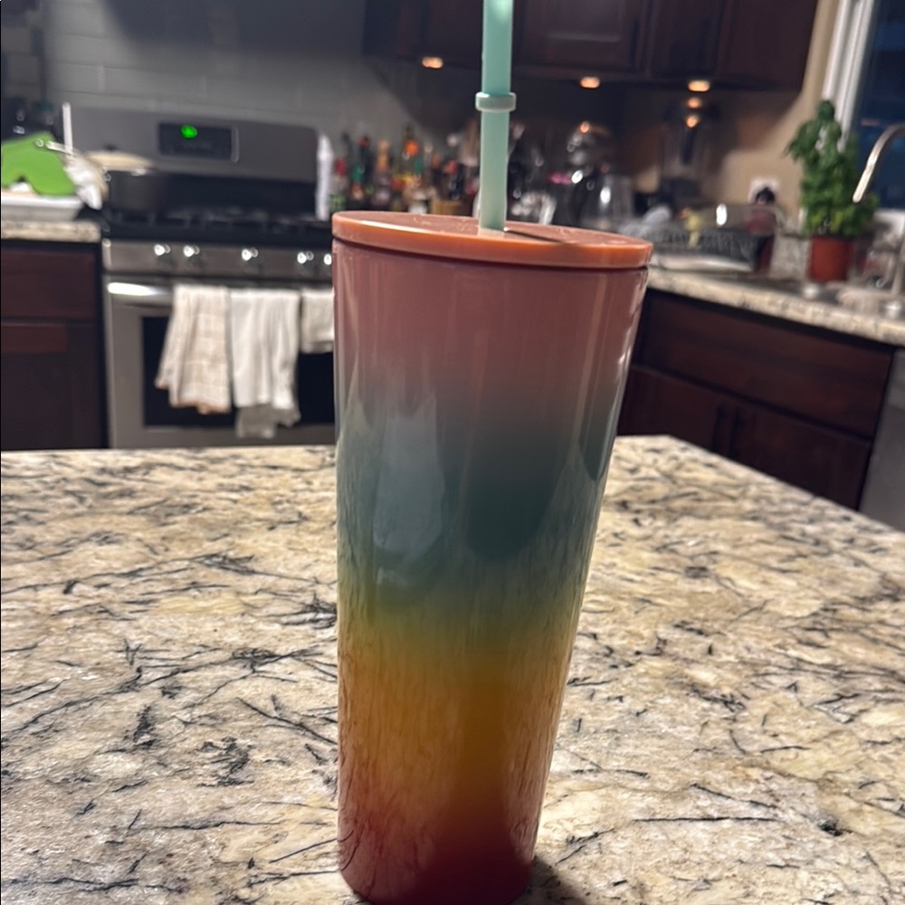 Starbucks Multicolor Collectable Pride Tumbler with Straw